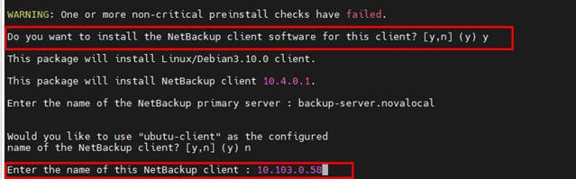 Cài đặt Client NetBackup cho Linux | Tài liệu VNPT Cloud