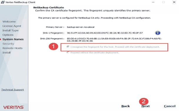 Netbackup Client Software Cài đặt Client Netbackup cho Windows Server | Tài liệu VNPT Cloud