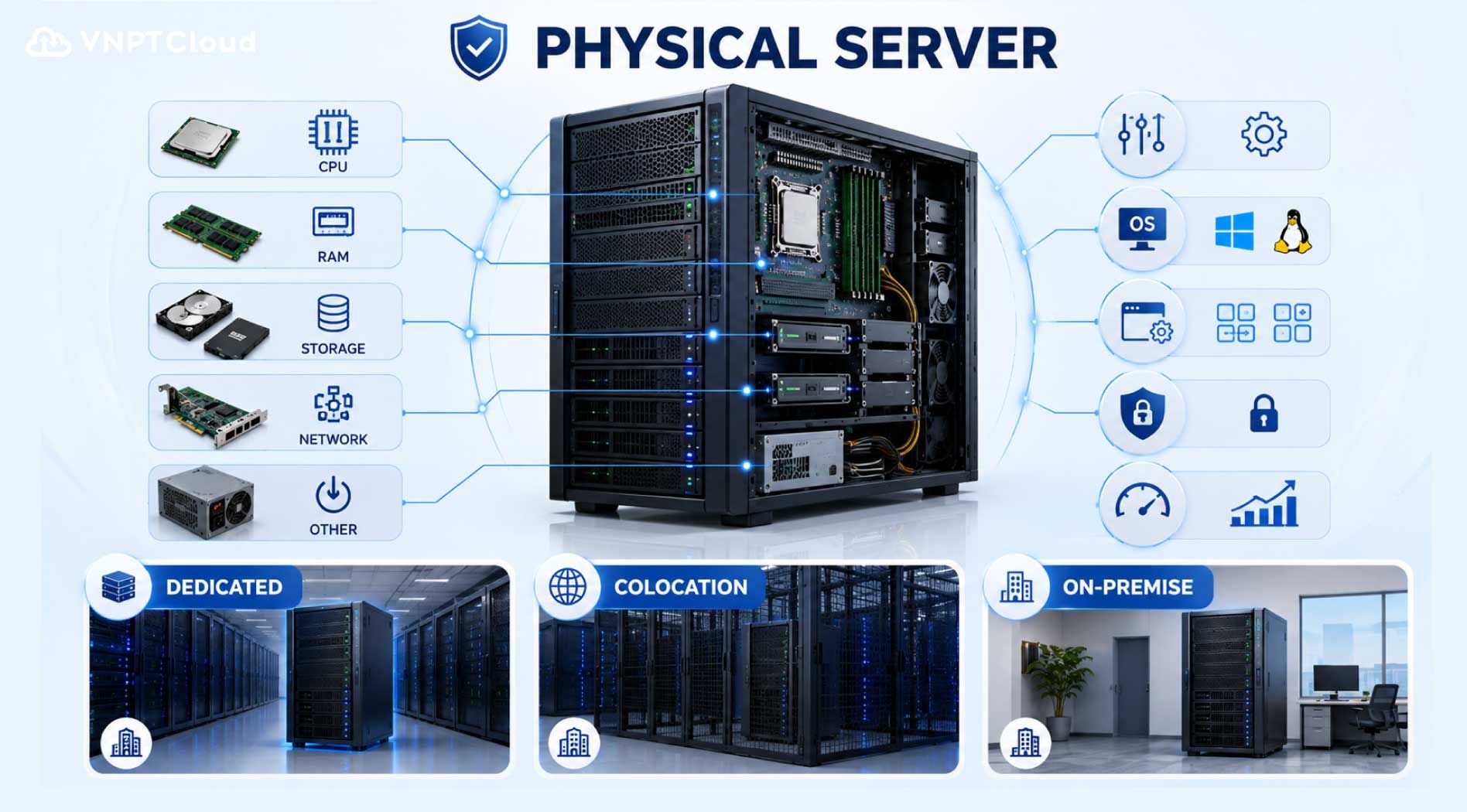 thuê Cloud Server hay máy chủ Vật Lý