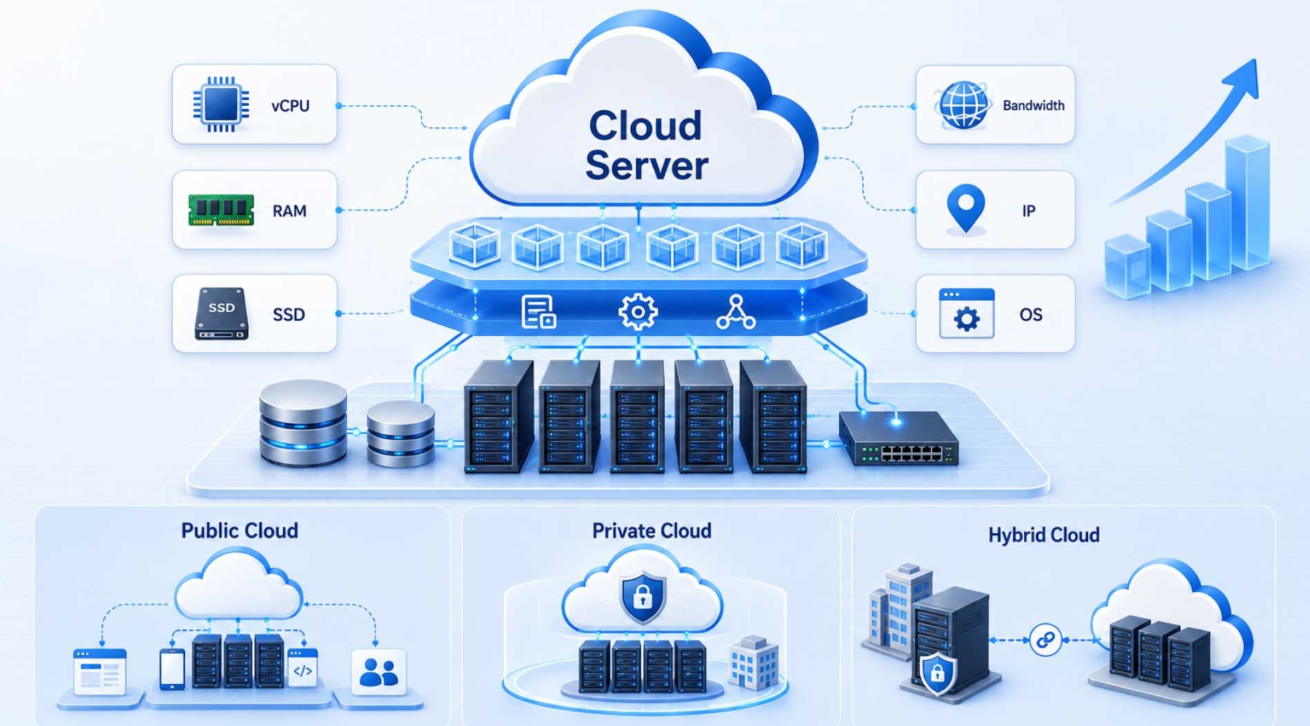 thuê Cloud Server hay máy chủ Vật Lý