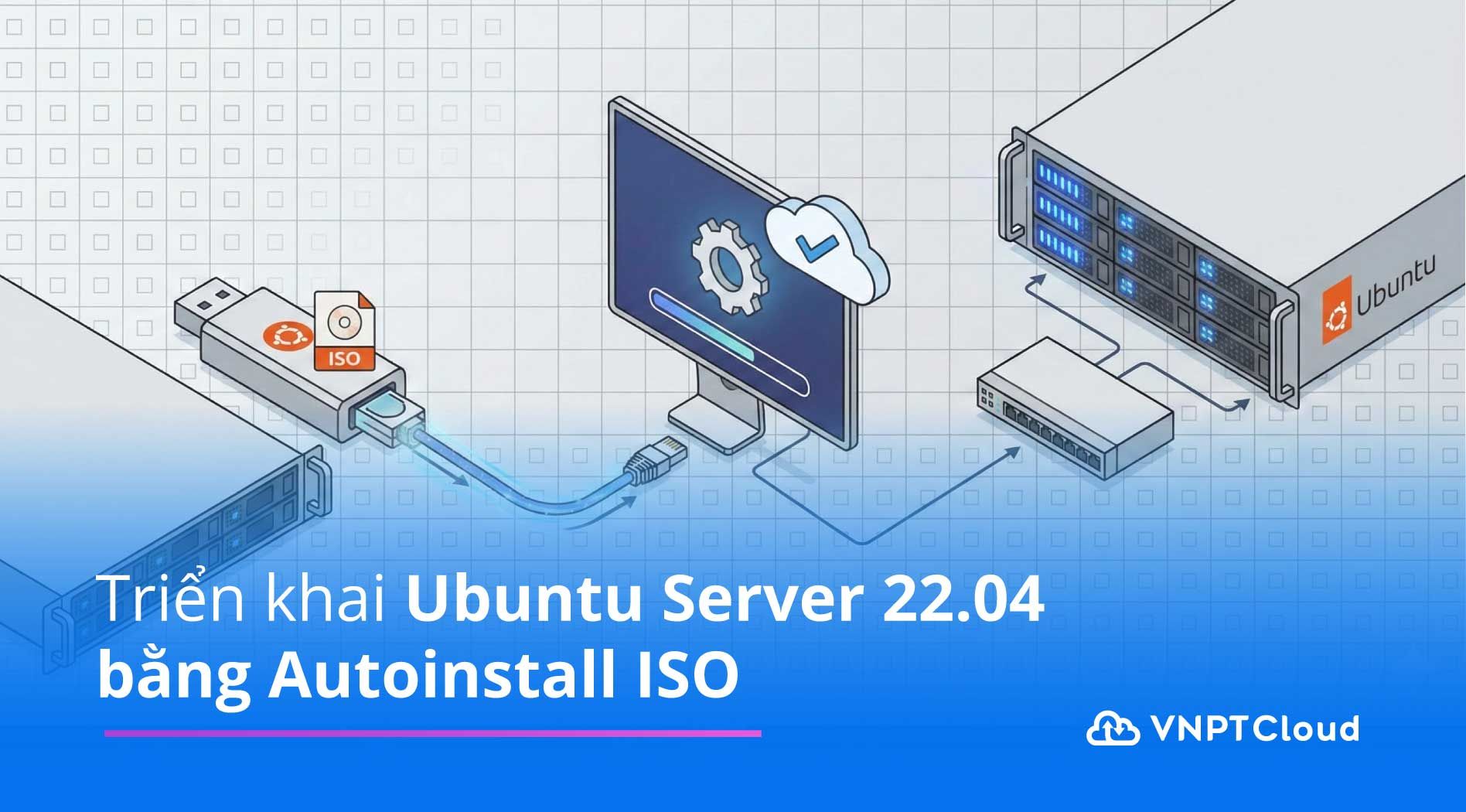 Triển khai Ubuntu Server 22.04 bằng Autoinstall ISO | VNPT Cloud